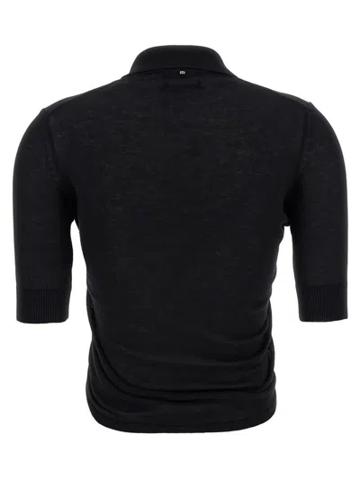 Sportmax Black Shaker Top In Black