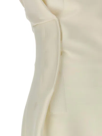 Sportmax Adito Dresses White In Neutral