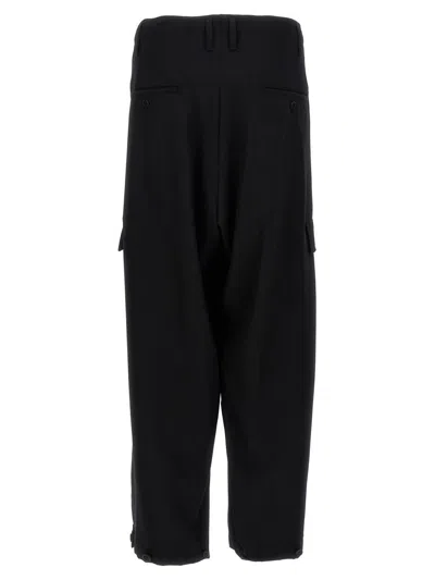 Yohji Yamamoto Tab Wide P Pants Black