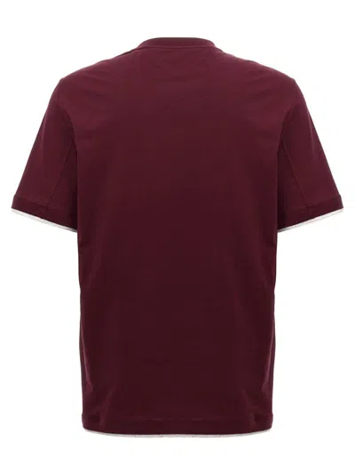 Brunello Cucinelli Crew Neck Plain Design Short Sleeves