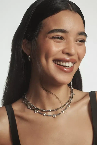 By Anthropologie Teardrop Crystal Necklace