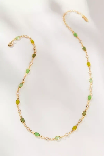 By Anthropologie Infinity Gemstone Necklace
