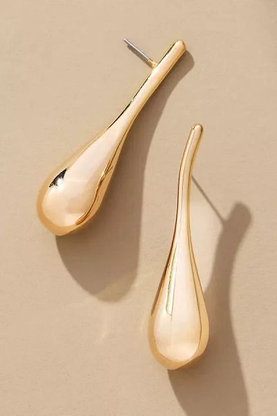 By Anthropologie Long Bean Drop Earrings
