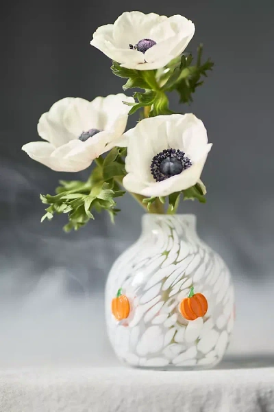 Anthropologie The Spooky Icon Confetti Glass Vase
