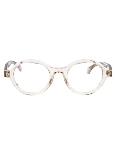 Moncler Crystal Acetate Glasses In Metallic