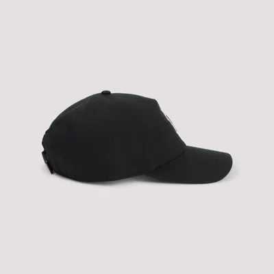 Moncler Grenoble Branded Baseball Cap In Black