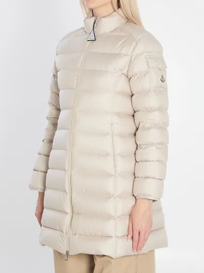 Moncler Women Igesse Midi Puffer Jacket In Neutral