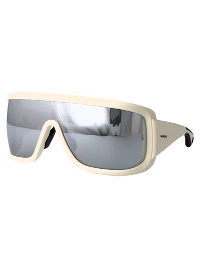 Moncler Matte Butter Injectate Sunglasses In Neutral