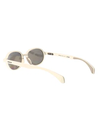 Moncler Matte Butter Injectate Sunglasses In Neutral