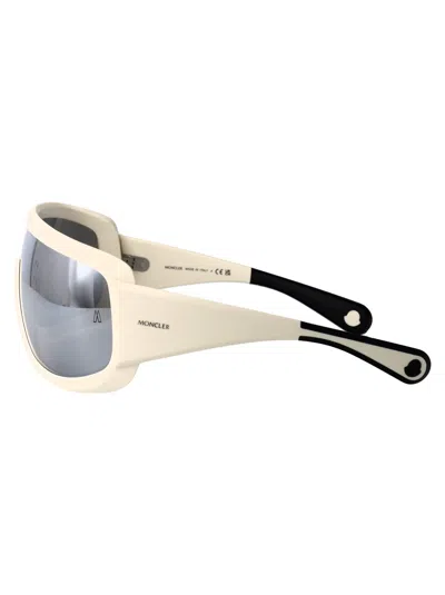 Moncler Matte Butter Injectate Sunglasses In Neutral