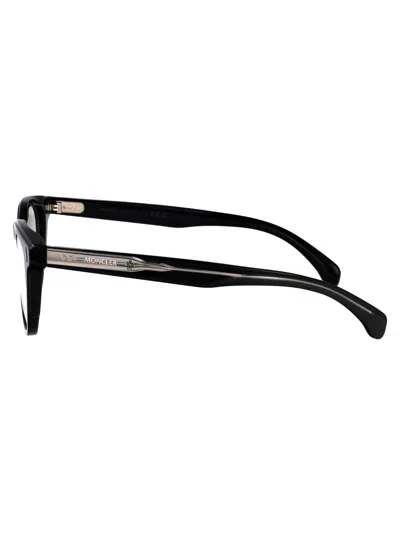 Moncler Nero Lucido Acetate Glasses In Black