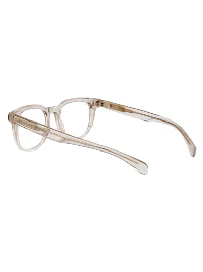 Moncler Transparent Butter Acetate Glasses In Transparent
