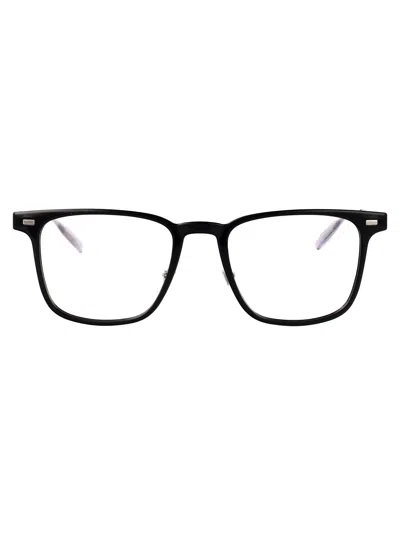 Montblanc Black-silver-transparent Injection Glasses In Black