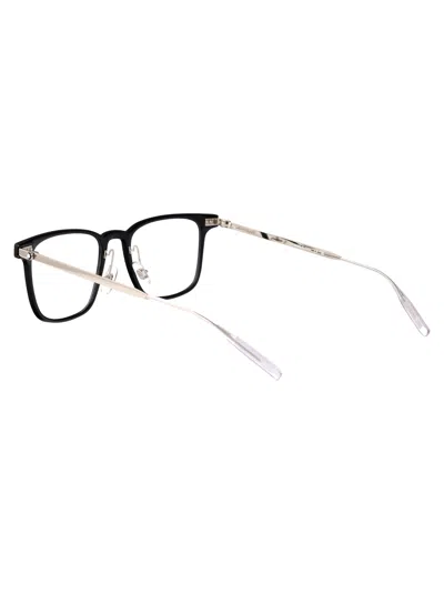 Montblanc Black-silver-transparent Injection Glasses In Black