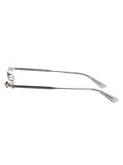 Montblanc Ruthenium-ruthenium-transparent Metal Glasses In Metallic