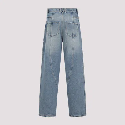 Moschino Relaxed High-waist Jeans With Classic Five-pocket Styling In Blue