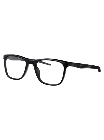 Nike Black Acetate Glasses In Black
