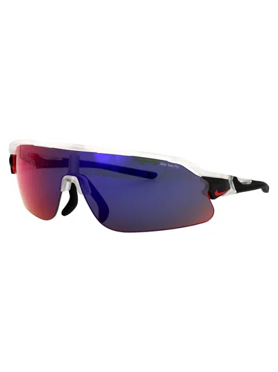 Nike Mat Clear / Field Tint / Orang Acetate Sunglasses In Multi