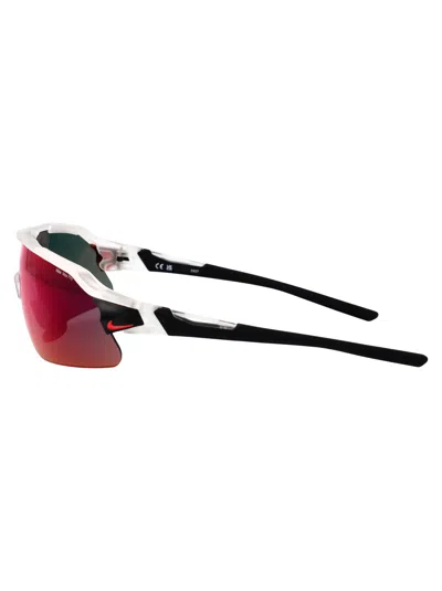 Nike Mat Clear / Field Tint / Orang Acetate Sunglasses In Multi
