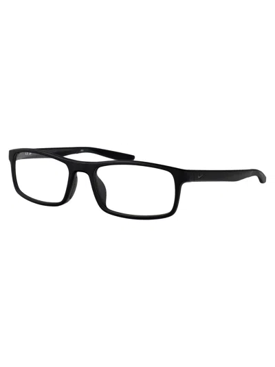 Nike Matte Black Acetate Glasses In Black