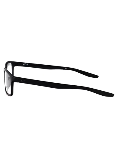 Nike Matte Black Acetate Glasses In Black
