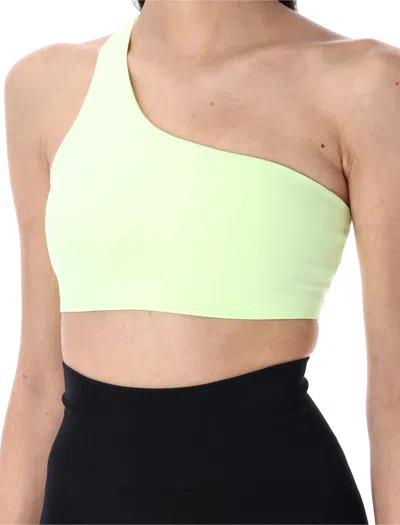 Nike One-shoulder Cropped Top In Green
