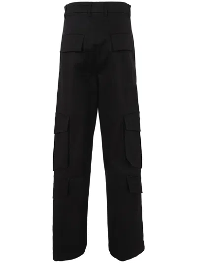 Nina 14.7 Maxi Cargo Trousers Clothing In Black