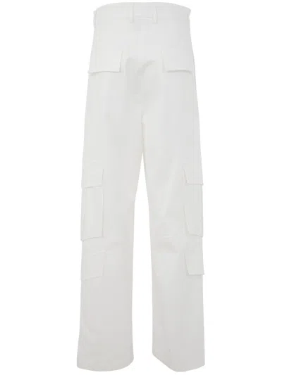 Nina 14.7 Maxi Cargo Trousers Clothing In White