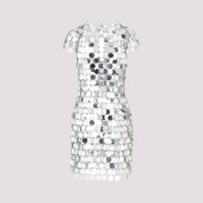 Rabanne Black Maxi Sequins Mini Dress