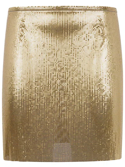 Rabanne Mesh Mini Skirt