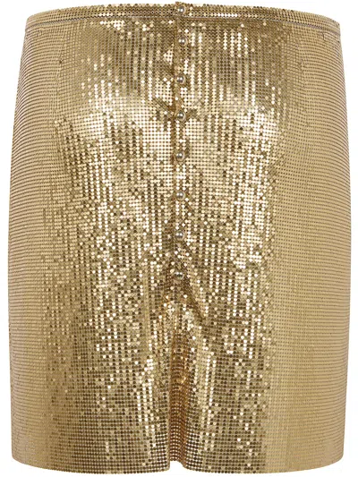 Rabanne Mesh Mini Skirt