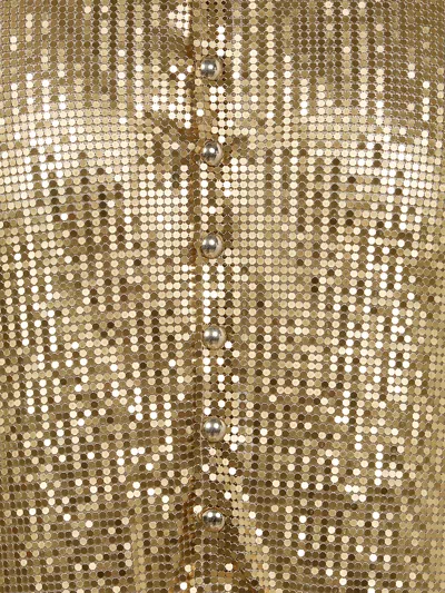 Rabanne Mesh Mini Skirt