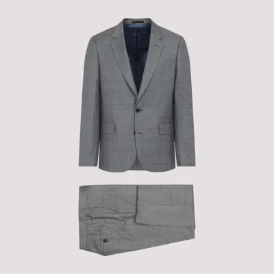 Paul Smith Grey Wool-blend Suit With Tailored Fit In Gray
