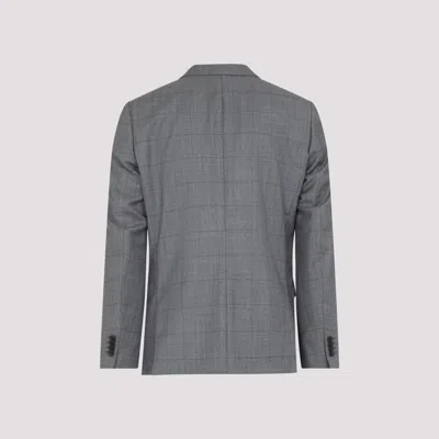 Paul Smith Grey Wool-blend Suit With Tailored Fit In Gray