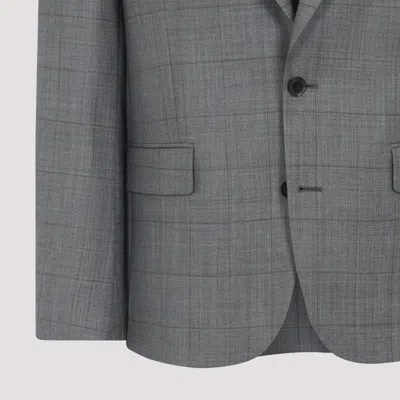 Paul Smith Grey Wool-blend Suit With Tailored Fit In Gray