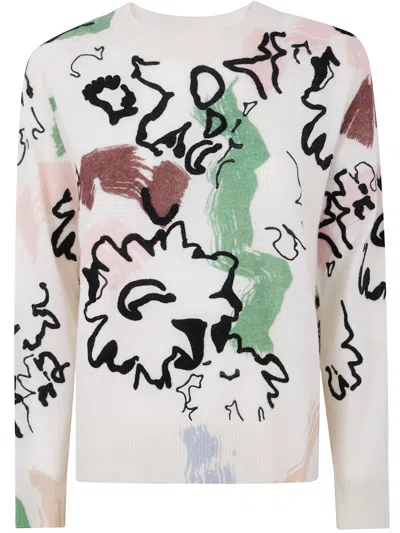 Paul Smith Abstract-print Crew-neck Jumper