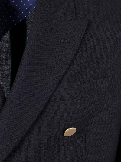 Paul Smith Men's Double-breasted Jacket Featuring Button Detailing