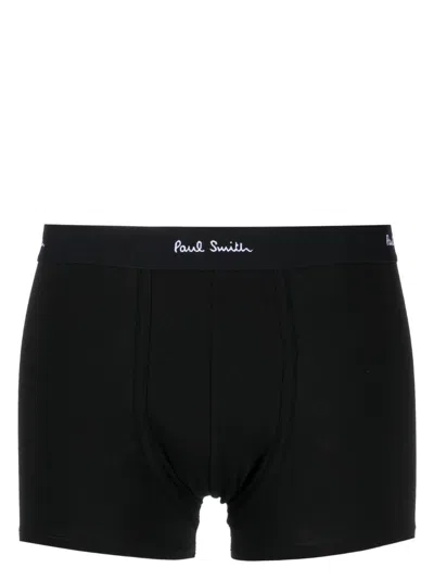 Paul Smith Three-pack Black Logo Boxer Briefs