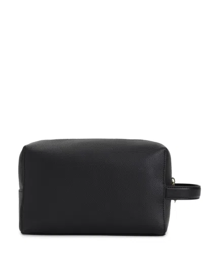 Paul Smith Striped Handle Travel Wallets In Black