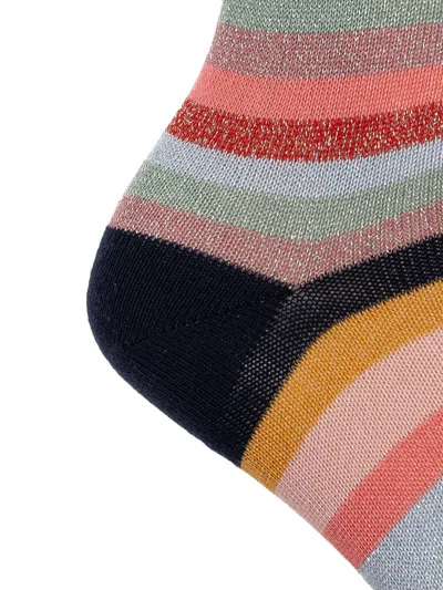 Paul Smith Women Swirl Socks - 3 Pack In Multi