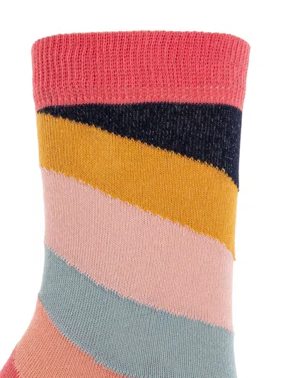 Paul Smith Women Swirl Socks - 3 Pack In Multi