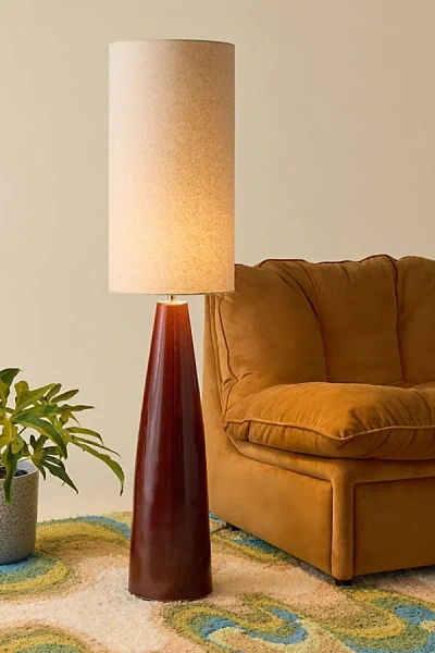 Urban Outfitters Julia Floor Lamp In Brown At