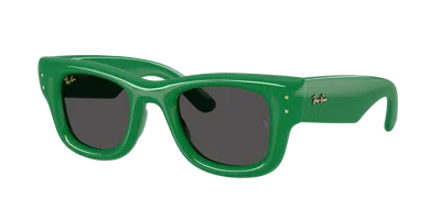 Ray Ban Rayban Rb4940 Wayfarer Puffer By Asap Rocky 683487 Lucido Verde Sunglasses