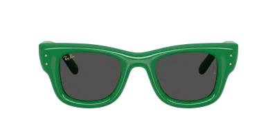 Ray Ban Rayban Rb4940 Wayfarer Puffer By Asap Rocky 683487 Lucido Verde Sunglasses
