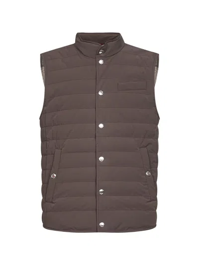 Brunello Cucinelli Quilted Snap-button Gilet