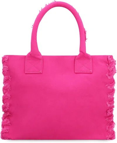Pinko Beach Shopper Canvas Tote Bag