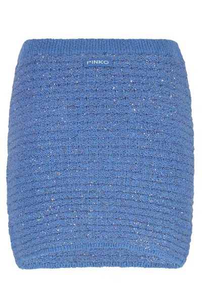 Pinko Miletto Knitted Mini Skirt