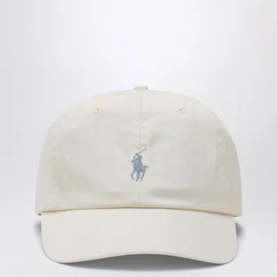 Polo Ralph Lauren White Baseball Cap With Logo In White