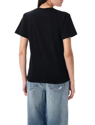 Polo Ralph Lauren Womens Polo Black Bear-print Short-sleeves Cotton-jersey T-shirt In Black