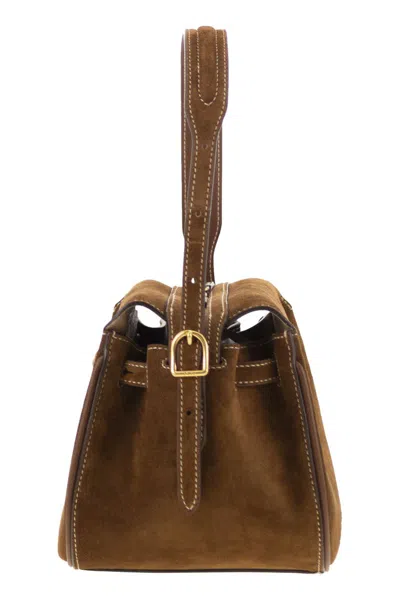 Polo Ralph Lauren Mini Polo Id Suede Satchel